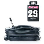 Bicycle Inner Tube - 32mm Presta Tube - 29 x 1.9/2.3 - 1mm Thick - Anti-Puncture Bicycle Tube with Built-in Self-Sealing - Color Black - Kenda