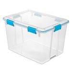 STERILITE Clear Gasket Box, Blue Aquarium