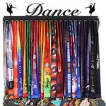 Goutoports Dance Medal Holder Display-Dance and Gymnastics Athletic Competition Medal Rack Display Wall Mounted-Over 60 Medals Easy to Install.