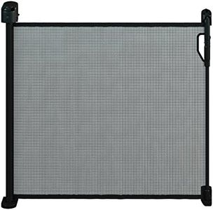 Gaterol Active Pro Noir – Barrière de sécurité Store Extensible Intelligente pour escalier et Porte avec système QuickPass et système de Verrouillage Automatique Jusqu’à 120 cm de Couverture