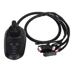 Wheelchair Joystick Controller, Electric Wheel Chair Joystick Controller Replacement Intelligent, USB Interface IPX5 Waterproof, Universal Wheelchairs Accessory, DC 24V