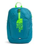 THE NORTH FACE Kids' Mini Recon Backpack, Blue Moss/Safety Green, One Size