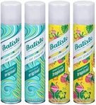 Batiste Dry Shampoo Spray 4 Pack Variety Mix, Original Clean And Classic, and Tropical Fragrance, 2 Each 6.73 oz.