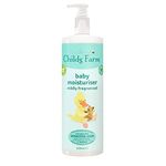 Childs Farm Baby Moisturiser Mildly Fragranced, Suitable for Newborn and Upwards with Normal, Sensitive and Eczema Prone Skin, Contains Shea and Cocoa Butter, White, 500 ml (Pack of 1)