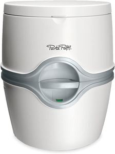 Thetford Porta Potti 565E Electric Portable Toilet, White-Grey