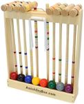 AmishToyBox Deluxe Croquet Game Set