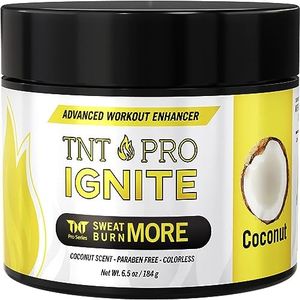 Slimming Cream for Belly with Coconut Oil - TNT Pro Ignite Sweat Cream for Men and Women - Thermogenic Weight Loss Slimming Workout Enhancer for Stomach, Abdominal Burner - 6.5 oz Jar