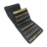 Tactical Molle 100 Rounds Rifle Pistol Bullet Cartridge Bandolier Ammo Ammunition Shell Carrier Holder Case Magazine Pouch for 7.62x39mm .38 .380 9mm .270 .357 30-30 .410 6.5 Creedmoor