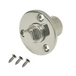 Douzime Garboard Boat Drain Plug Kit for 1 Inch Hole Marine 316 Stainless Steel Vent Connector with Screws