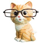 CHOOLD Cute Cat Shaped Resin Eyeglass Holder/Spectacle Holder/Eyeglass Display Stand/Sunglasses Holder Home Office Decoration New Year gift