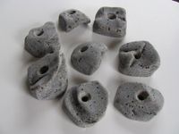 100 Large Rock Climbing Holds with Hardware (100 Bolts and 100 T-Nuts)