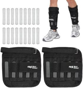BeatBoost Adjustable Ankle Weights 10LB Leg Weights for Men