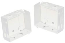 Box Mounting Bracket for High Profile Blinds 2inch White Color Window Blinds Headrail Bracket