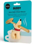 OTOTO Buddy Spoon Holder - Cooking Spoon Rest for Counter - Spatula, Ladle Holder, Utensil Holder - Heat Resistant & Dishwasher Safe Utensil Rest for Stove Top (Buddy)