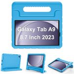 ProCase Kids Case for Galaxy Tab A9 Shockproof Cover with Handle Stand Lightweight Kids Friendly Protective Case for Galaxy Tab A9 2023 SM-X110/X115/X117 -Blue