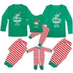 Dad Mom Baby Kid Family Matching Christmas Pajamas Sleepwear Homewear Set (Large, Mom)