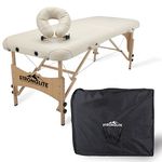 STRONGLITE Portable Massage Table Package Shasta - All-In-One Treatment Table w/Adjustable Face Cradle, Pillow Carrying Case