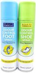 Beauty Formulas Odour Control Shoe Spray & Foot Spray, 150ml Cans. Antibacterial & Anti-fungal