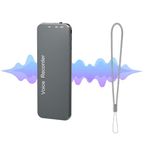 Howabo Digital Voice Recorder with Type-C Port and Metal Housing, 126GB Voice Recorder