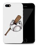 Baseball and BAT Cover Phone CASE for Apple iPhone 5 | iPhone 5S | iPhone SE (2016)