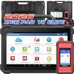 LAUNCH X431 PAD VII, J2534 Reprogramming Tool, ECU Online Coding, Topology Map Intelligent Diagnostic Scanner, 2 Years Free Update, Upgraded of X431 PAD3/ V+, 60+ Services, Bi-Directional Control
