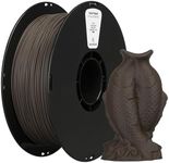 Wood PLA Filament 1.75mm, kexcelled 3D Printer Filament, Natural Wood Fiber, Wood Effect +/- 0.03mm, 1kg Spool (2.2lbs), Fit Most FDM Printer, Brown