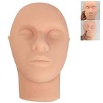 LXT PANDA Silicone Head Injection Training Face Model, High Simulation Suture Practice & Training Tool for Injection/Surgery/Tattooing/Hair Styling Teaching.