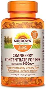 Sundown Super Cranberry 8400 mg Plus Vitamin D3 1000 IU, 150 Softgels