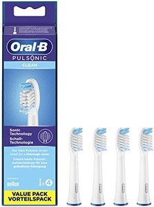 Oral-B Pulsonic Clean Sonic Toothbrush Heads 4 Pack Toothbrush Heads for Oral-B Sonic Toothbrush