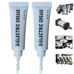 2pcs Dielectric Tune-Up Grease,Electrical Connector Lubricant,Silicone Grease for O-Rings,Silicone Grease Plumbing,Automotive Greases & Lubricants Grease, White Lithium Grease,Wheel Bearing Grease