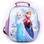 Disney Kid's Frozen Polyester Helmet and Protection Set Shoulder Bag (Blue)