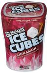 Ice Breakers Ice Cubes Sugar Free Gum, Cinnamon 40 count Pack of 4 by Ice Breakers Ice Cubes