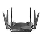 D-Link AX5400 Mesh WiFi 6 Router - 6-Stream, 802.11ax Router, Dual Band, OFDMA, MU-MIMO, Voice Control with Google Assistant and Amazon Alexa, Expand your network with WiFi Mesh Technology (DIR-X5460)