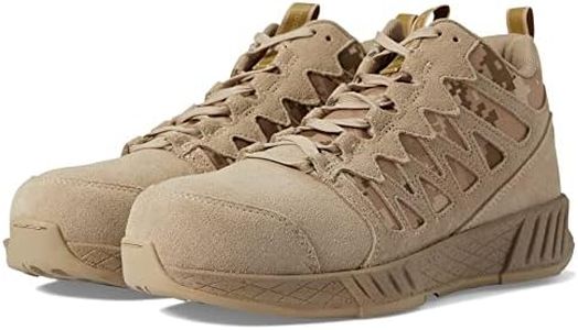 Reebok Men's Rb4387 Floatride Energy Tactical Boot Sage Work & Safety, Desert Tan, 12 Wide