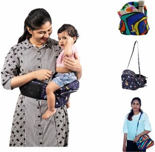 My Giraffe - Hippy Hop - Hip Seat Baby Carrier - Upto 20 kgs - 5 Months to 3 Years (Space Print)