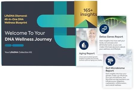 LifeDNA Genetic Methylation Test Kit, All-In-One DNA Wellness Blueprint: 13 Genes Including MTHFR, COMT, CBS, 165+ DNA Insights plus Premium Gut, Detoxification and Aging Reports, Results in 3-5 Weeks