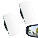 2 Pcs Adjustable Blind Spot Mirror, 360 Degree Wide Angle Rear View Car Side Mirror, Blind Spot Mirror, Convex Wide Angle Rearview Mirror, Wide Angle Mirrors for Cars, Wide Angle Car Wing Mirror