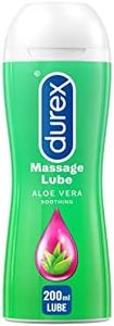 Durex Play Aloe Vera 2 in 1 Massage Gel Intimate Lubricant, 200 Millilitre