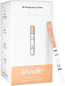 Wondfo Pregnancy Test Strips Early Detection - Extra Sensitive 10 MIU/ML HCG Early Predictor Kit (25 Count)