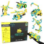 WitBlox DIY Robotic Science Kit 101+ projects 134 Parts, 8 Years+ Kids, Interlocking Bricks, Modular Electronic sensor & Circuits to create Logic 2 Free Live Classes Educational Gift Toys Boys & Girls