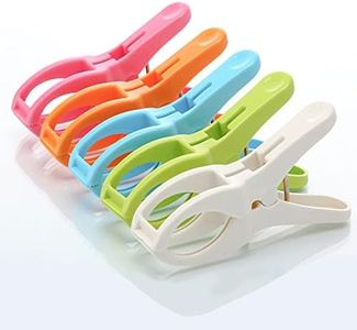 10 Pack Beach Towel Clips Chair Clips Towel Holder,Keep Your Towel Clothes from Blowing Away,Plastic Clothes Pegs Hanging Clip.