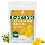 Organic Dandelion Tea, Dandelion Leaf & Root Tea, Herbal Tea, Digestion and Immune Support, Caffeine Free, 40 Bags/80g