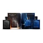 Villain Luxury Villain Party Combo | Luxury Perfume For Men, Classic & Hydra EDP Perfume Combo, Pack of 2 Premium Long Lasting Perfume for Men, 100 Ml EachDP Men, Classic & Hydra EDP Perfumes Combo, Pack of 2 Premium Long Lasting Perfume for Men, 100 Ml Each