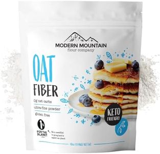 Oat Fiber (2.5 lb) For Baking Low Carb and Keto, 0g Net Carbs, Keto Friendly, Essential for Low-Carb Bread, Gluten Free, All-Natural, Ultra-Fine Powder