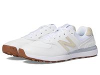 New Balance Women's 574 Greens V2 Golf Shoe, White, 7.5