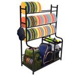 Disc Golf Storage Rack, Disc Storage, Disc Golf Shelf, Disc Rack, Disc Station Organizer, Disc Sport Equipment Accessories Storage, Frisbee Disc Golf Bag Basket Organizers for Home, Garage