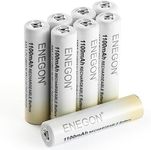 ENEGON Rechargeable Ni-MH AAA Batteries, 1.2V 1100mAh High Capacity Triple A Battery, 8 Count Pack, Recharge Batteries for Household and Outdoor Devices