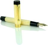 Jinhao Century Series 100 Fountain Pen, Marble White, 18KGP Fine Nib With Ink Converter, Golden Clip, Gift Box