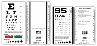 Visionären Snellen and Rosenbaum Pocket Eye Chart - Pack of 2 Cards