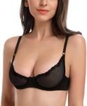 Wingslove Women's Sexy 1/2 Cup Lace